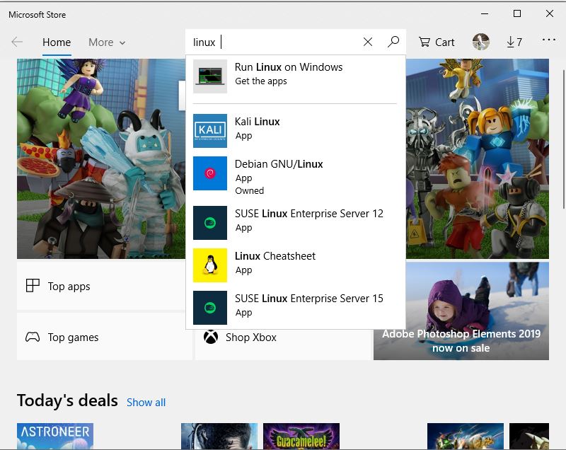 Run linux on WIndows
